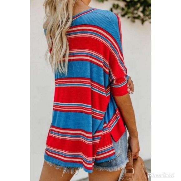 Striped Loose Fit T - Picture 2 of 5